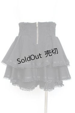 画像2: LIZ LISA / コルセットライクティアードスカパン 0 黒 Y-26-02-19-199-LO-PA-SZ-ZY