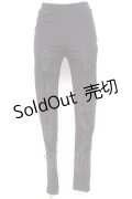 PUNK RAVE / Goth decal leggings S ブラック Y-26-02-19-200-PU-PA-SZ-ZY