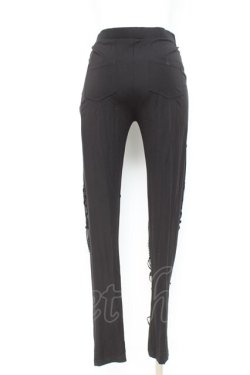 画像2: PUNK RAVE / Goth decal leggings S ブラック Y-26-02-19-200-PU-PA-SZ-ZY
