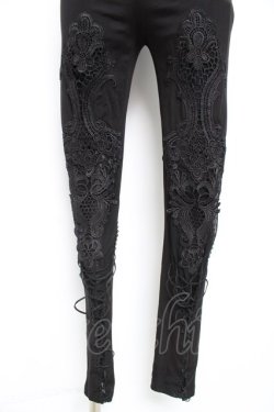画像3: PUNK RAVE / Goth decal leggings S ブラック Y-26-02-19-200-PU-PA-SZ-ZY