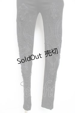画像3: PUNK RAVE / Goth decal leggings S ブラック Y-26-02-19-200-PU-PA-SZ-ZY