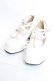 画像1: DearMyLoveRose / スクエアトゥ2wayストラップパンプス 23 ホワイト Y-26-02-19-021-EL-SH-SZ-ZY (1)