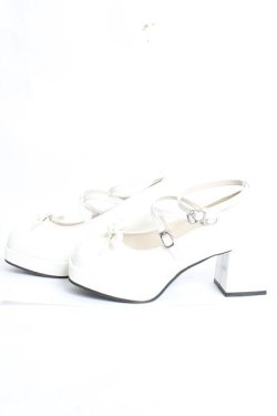 画像2: DearMyLoveRose / スクエアトゥ2wayストラップパンプス 23 ホワイト Y-26-02-19-021-EL-SH-SZ-ZY