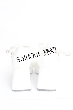 画像3: DearMyLoveRose / スクエアトゥ2wayストラップパンプス 23 ホワイト Y-26-02-19-021-EL-SH-SZ-ZY