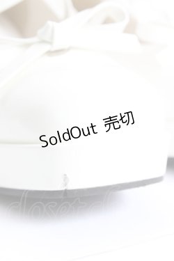 画像6: DearMyLoveRose / スクエアトゥ2wayストラップパンプス 23 ホワイト Y-26-02-19-021-EL-SH-SZ-ZY