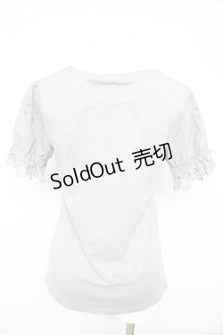 画像2: axes femme / デザイン袖半袖インナーPO M グレー Y-26-02-21-041-AX-TO-SZ-ZY