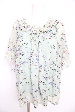 画像1: axes femme / バックシャンエスパンディプルオーバー F ミント Y-26-02-21-042-AX-TO-SZ-ZY