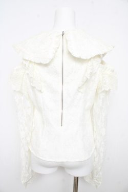 画像2: Swankiss / HS romantic lace B/L F ホワイト Y-26-02-21-046-CA-BL-SZ-ZY