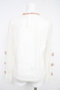 画像2: LIZ LISA / メニーリボンレーストップス 0 白 Y-26-02-21-049-LO-TO-SZ-ZY