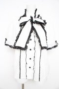 Dear My Love / レースフリルたっぷり上品ボウタイリボンブラウス M 白 Y-26-02-21-051-EL-BL-SZ-ZY