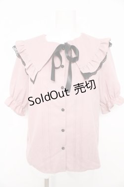 画像1: MA*RS / セーラー三角襟ブラウス  ピンク Y-26-02-21-005-EL-BL-SZ-ZY