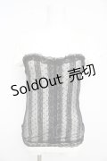 LODISPOTTO / ビスチェ風レース切替カットソー M オフ×黒 Y-26-02-21-055-LO-TO-SZ-ZY