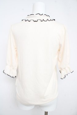 画像2: Fi.n.t / 配色メローカットトップス F アイボリー Y-26-02-21-061-CA-TO-SZ-ZY