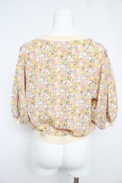 画像2: Fi.n.t / アートフラワー柄カーディガン F イエロー Y-26-02-21-062-CA-TO-SZ-ZY