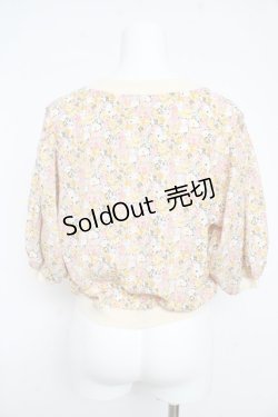 画像2: Fi.n.t / アートフラワー柄カーディガン F イエロー Y-26-02-21-062-CA-TO-SZ-ZS