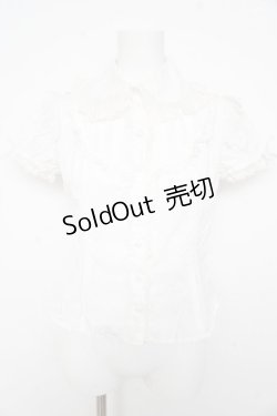 画像1: Angelic Pretty / ラウンド切り替えエンジェルブラウス  白 Y-26-02-21-006-AP-BL-SZ-ZY