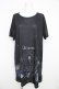 画像1: Moi-meme-Moitie / アルケミーAラインワンピース F 黒×青 Y-26-02-21-084-MO-TO-SZ-ZY (1)