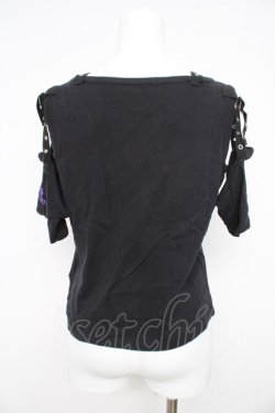 画像2: MA / 魔プリントセパレートカットソー  黒 Y-26-02-21-087-PU-TO-SZ-ZY