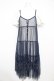 画像1: axes femme POETIQUE / チュールキャミセットワンピース  紺×白 Y-26-02-21-115-AX-OP-SZ-ZY (1)