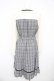 画像2: axes femme kawaii / ビスチェ切替チェック柄ワンピース M グレー Y-26-02-21-124-AX-OP-SZ-ZY (2)