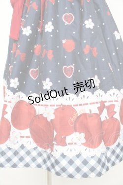 画像4: Chalmiere / スウィーティアップルワンピース  ネイビー Y-26-02-21-128-LO-OP-SZ-ZY