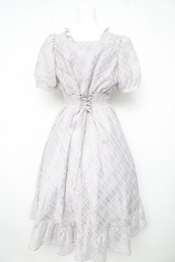 画像2: evelyn / シアーチェックコルセットワンピース F グレー Y-26-02-21-131-LO-OP-SZ-ZY