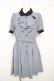 画像1: Secret Honey / ラッフルフリル半袖シャツワンピース 2 グレー Y-26-02-21-132-CA-OP-SZ-ZY (1)