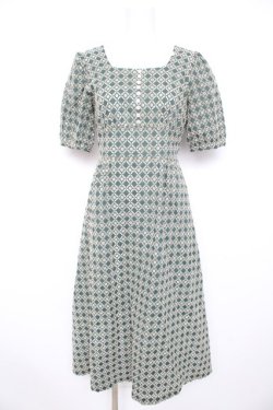 画像1: MILK / マルグリットドレス  グリーン Y-26-02-21-133-ML-OP-SZ-ZY