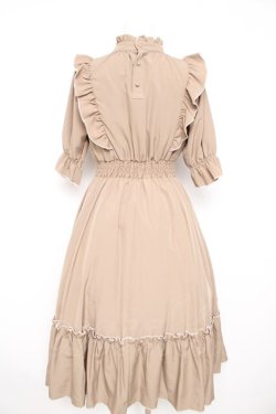 画像2: m petit by misako / NINA'SコラボAMハイショクメローワンピース S 中茶 Y-26-02-21-136-LO-OP-SZ-ZY