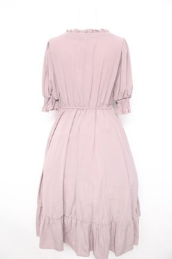 画像2: m petit by misako / AMレースアップワンピース M 中桃 Y-26-02-21-137-LO-OP-SZ-ZY