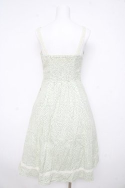 画像2: F i.n.t / ハンカチディティール小花柄ワンピース F オフ×グリーン Y-26-02-21-139-CA-OP-SZ-ZY