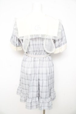 画像2: DearMyLove / シナモロールコラボ シナモロール学園ワンピース L サックス Y-26-02-21-142-EL-OP-SZ-ZY