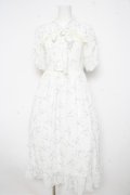 DearMyLove / 上品胸開きフリルワンピース M 白 Y-26-02-21-145-EL-OP-SZ-ZY