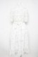 画像2: DearMyLove / 上品胸開きフリルワンピース M 白 Y-26-02-21-145-EL-OP-SZ-ZY (2)