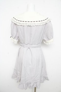 画像2: DearMyLove / フリルメイドワンピース L サックス Y-26-02-21-146-EL-OP-SZ-ZY