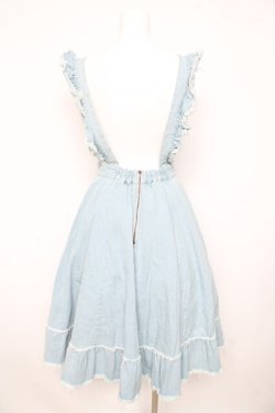 画像2: merry jenny / フリルデニムオーバーオールワンピース F アイスブルー Y-26-02-21-149-LO-OP-SZ-ZY