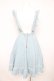 画像2: merry jenny / フリルデニムオーバーオールワンピース F アイスブルー Y-26-02-21-149-LO-OP-SZ-ZY (2)