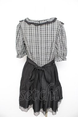 画像2: DARK IN LOVE / Eloise DRESS L グレー×黒 Y-26-02-21-150-PU-OP-SZ-ZY