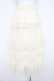 画像2: axes femme / フリルチュールティアードスカート F 生成り Y-26-02-21-155-AX-SK-SZ-ZY (2)