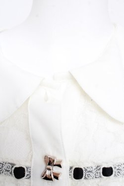 画像3: Ank Rouge / はしごレース配色ブラウス M 白 Y-26-02-21-013-CA-BL-SZ-ZY
