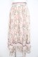 画像1: axes femme / フラワープリントスカート  ピンク Y-26-02-21-161-AX-SK-SZ-ZY (1)