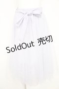 axes femme POETIQUE / レース×チュールスカート  ラベンダー Y-26-02-21-162-AX-SK-SZ-ZI