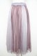 画像2: axes femme / ストライプサテンチュールスカート M ラベンダー Y-26-02-21-167-AX-SK-SZ-ZY (2)