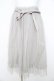 画像1: an another angelus / レース使いチュールプリーツスカート F グレー Y-26-02-21-169-CA-SK-SZ-ZY (1)