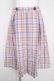 画像1: Fi.n.t / パステルチェックプリーツスカート F ピンク×サックス Y-26-02-21-172-CA-SK-SZ-ZY (1)