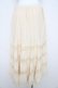 画像2: an another angelus / レース切替ティアードロングスカート F アイボリー Y-26-02-21-176-CA-SK-SZ-ZY (2)