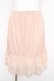画像1: axes femme / はしごレース使いペチスカート M 淡ピンク Y-26-02-21-181-AX-SK-SZ-ZY (1)