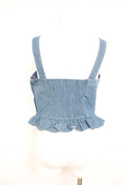 画像2: Fi.n.t / リメイク風デニムビスチェ F ブルー Y-26-02-21-017-CA-TO-SZ-ZY