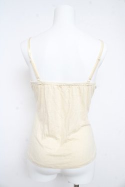 画像2: axes femme / バラ×ビジューキャミ M 生成り Y-26-02-21-019-AX-TO-SZ-ZY