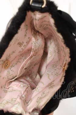 画像4: m petit by misako / NINA'S ファーショルダーバッグ  黒 Y-26-02-23-031-LO-BG-SZ-ZY